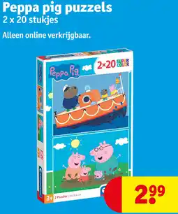 Kruidvat Peppa pig puzzels aanbieding