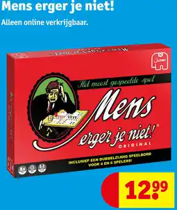 Kruidvat Mens erger je niet! aanbieding