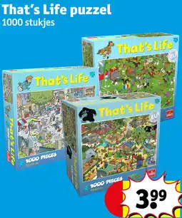Kruidvat That's Life puzzel aanbieding