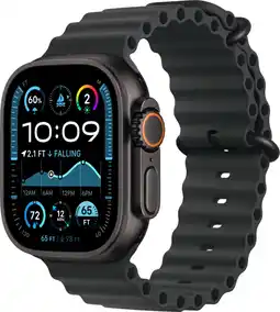 Bol.com Apple Watch Ultra 2 GPS + Cellular 49mm Black Titanium Case with Black Ocean Band aanbieding
