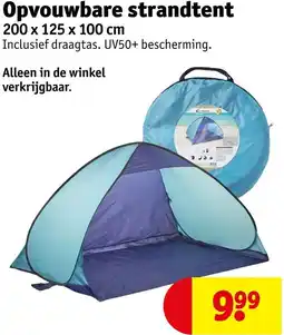 Kruidvat Opvouwbare strandtent aanbieding