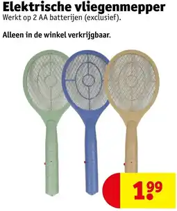Kruidvat Elektrische vliegenmepper aanbieding