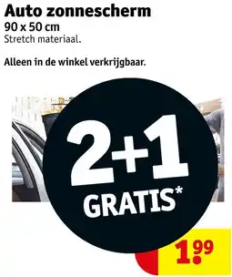 Kruidvat Auto zonnescherm aanbieding