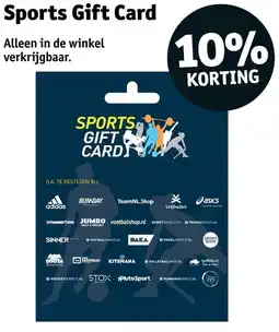 Kruidvat Sports Gift Card aanbieding
