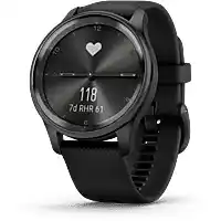 Bol.com Garmin vivomove Trend - Smartwatch dames - 40mm- Zwart aanbieding