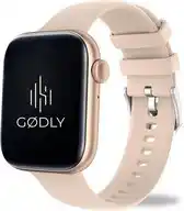 Bol.com GØDLY Premium Smartwatch - Sporthorloge - Horloge Dames & Heren - Bluetooth - GPS - Roze aanbieding