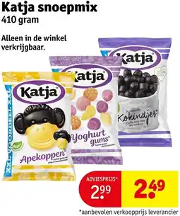 Kruidvat Katja snoepmix aanbieding