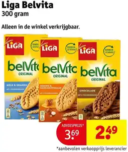 Kruidvat Liga Belvita aanbieding