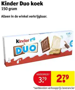 Kruidvat Kinder Duo koek aanbieding