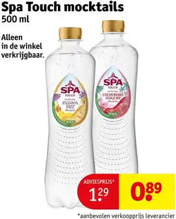 Kruidvat Spa Touch mocktails aanbieding
