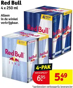 Kruidvat Red Bull aanbieding