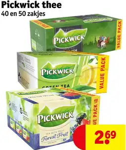 Kruidvat Pickwick thee aanbieding