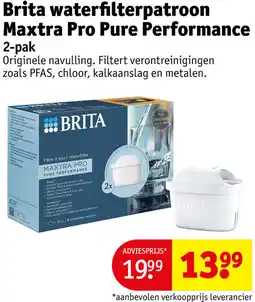 Kruidvat Brita waterfilterpatroon Maxtra Pro Pure Performance aanbieding