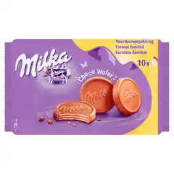 PLUS Milka Chocowafer aanbieding