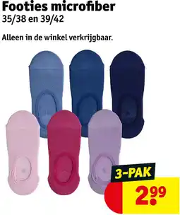 Kruidvat Footies microfiber aanbieding