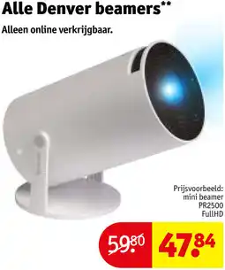 Kruidvat Alle Denver beamers aanbieding