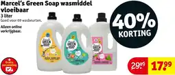 Kruidvat Marcel's Green Soap wasmiddel vloeibaar aanbieding