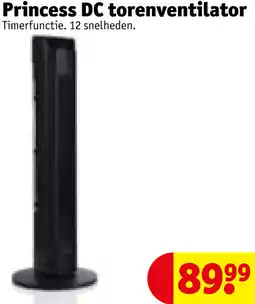 Kruidvat Princess DC torenventilator aanbieding