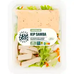 Dirk Fresh & easy Lunchsalade kip samba aanbieding