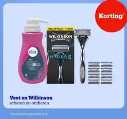 Bol.com Veet en Wilkinson aanbieding