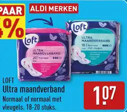 ALDI Loft Ultra Maandverband aanbieding