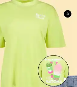 Scapino TwoDay dames T-shirt met matcha backprint groen aanbieding