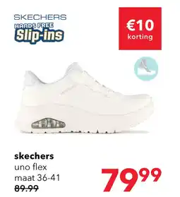 Scapino Skechers Uno Flex dames sneakers aanbieding