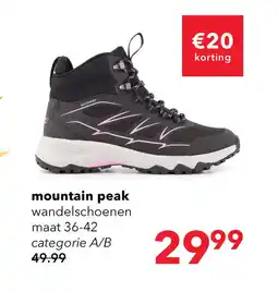 Scapino Mountain Peak dames wandelschoenen cat. A B zwart aanbieding