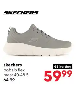 Scapino Skechers BOBS B Flex - Arctic Edge heren sneakers grijs aanbieding