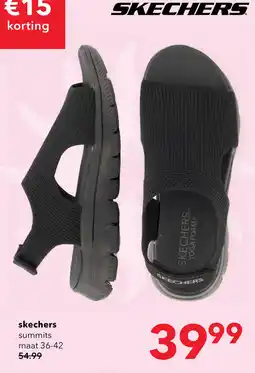 Scapino Skechers Summits Elegantly Poised dames sandalen aanbieding