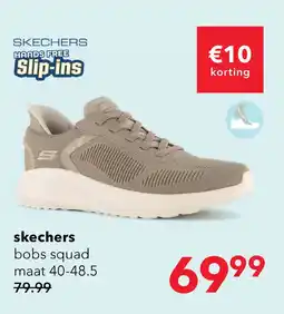 Scapino Skechers Bobs Squad heren sneakers beige aanbieding