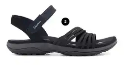 Scapino Skechers Reggae Slim Coffee dames sandalen zwart aanbieding