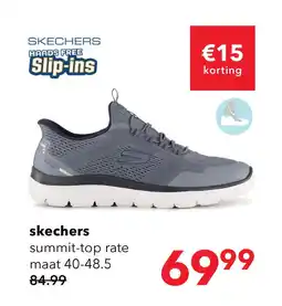 Scapino Skechers Slip-ins: Summits Top Rate sneakers blauw aanbieding