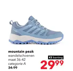 Scapino Mountain Peak dames wandelschoenen cat. A lichtblauw aanbieding