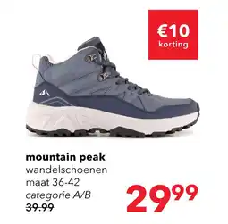 Scapino Mountain Peak dames wandelschoenen cat. A B blauw aanbieding