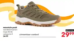 Scapino Mountain Peak heren wandelschoenen cat. A groen aanbieding