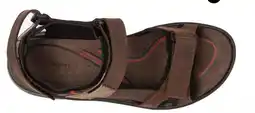 Scapino Hush Puppies leren heren sandalen bruin aanbieding