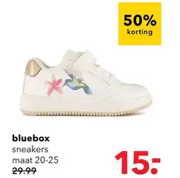 Scapino Blue Box meisjes sneakers wit aanbieding