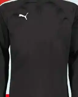 Scapino Puma Teamliga heren trainingsshirt met lange mouwen zwart aanbieding