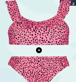 Scapino Osaga meisjes bikini met stippenprint roze zwart aanbieding