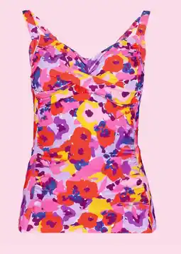 Scapino Osaga voorgevormde dames tankinitop bloemenprint aanbieding