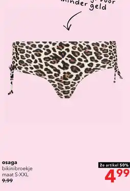 Scapino Osaga dames hipster bikinibroekje met panterprint aanbieding