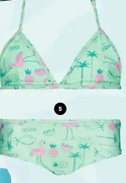 Scapino Osaga meisjes bikini met tropische print groen aanbieding