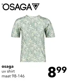 Scapino Osaga kinder UV zwemshirt met korte mouwen met octopussen aanbieding
