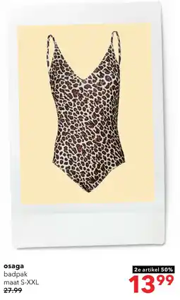 Scapino Osaga dames badpak met panterprint aanbieding