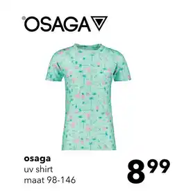 Scapino Osaga Kinder UV zwemshirt met korte mouwen groen aanbieding