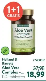 Holland & Barrett Aloë Vera Complex - 120 tabletten aanbieding
