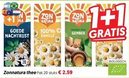 Dekamarkt Zonnatura thee aanbieding