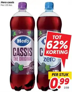 Dekamarkt Hero cassis aanbieding