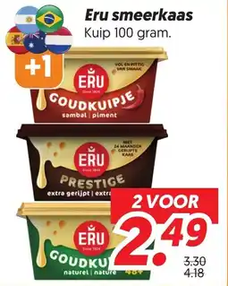 Dekamarkt Eru smeerkaas aanbieding